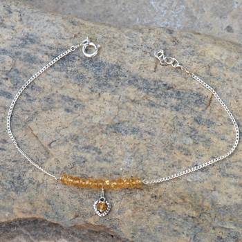 Yellow Citrine Anklets 4