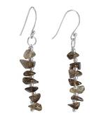 Brown Crystal Earrings