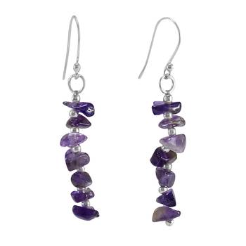 Purple Amethyst   Earrings 1