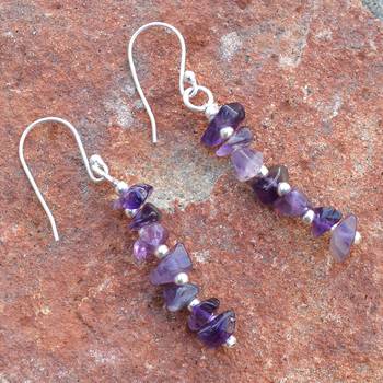 Purple Amethyst   Earrings 3