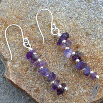 Purple Amethyst   Earrings 4