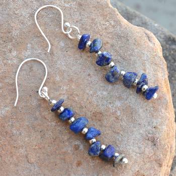 Blue Lapis Lazuli Earrings 4