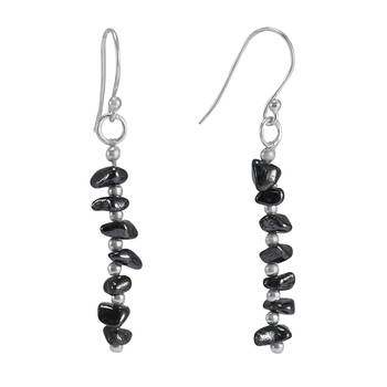Black Crystal Earrings 1