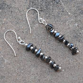 Black Crystal Earrings 3