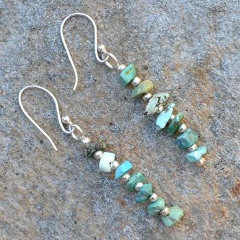 Blue Turquoise Earrings 3