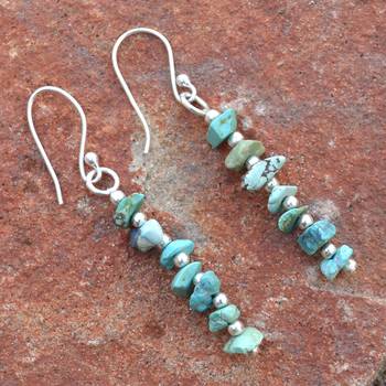 Blue Turquoise Earrings 4