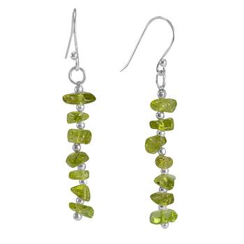Green Peridot   Earrings 1