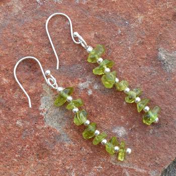 Green Peridot   Earrings 3