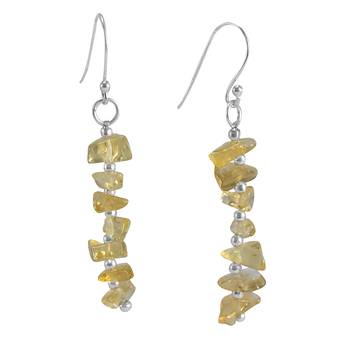 Yellow Citrine Earrings 1