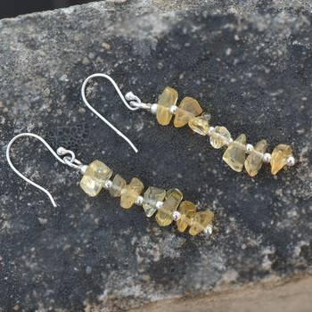 Yellow Citrine Earrings 4