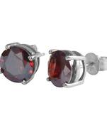 Red Cubic Zirconia Earrings