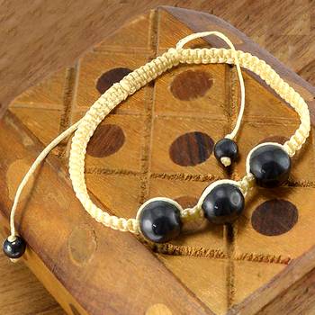 Black Crystal Bracelets 2