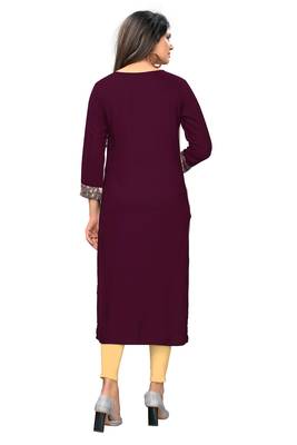 Multicolor printed rayon kurti 2