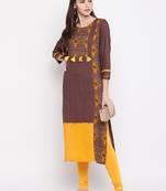 Grey plain rayon kurti