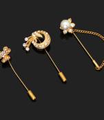 Gold brooch