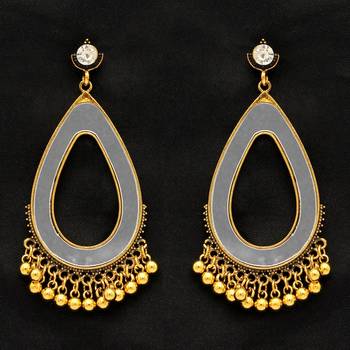 Gold Danglers Drops 1