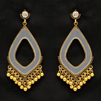 Gold Danglers Drops 1