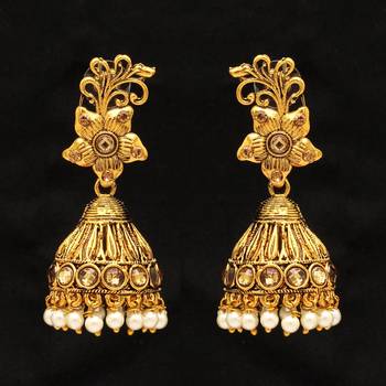 Gold Jhumkas 1
