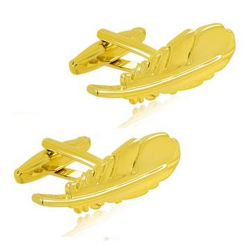 Gold cufflink 1
