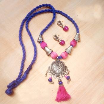 Pink Agate Necklaces 1