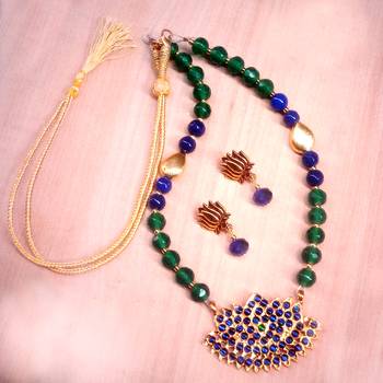 Blue Agate Necklaces 1