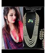 Kundan Pearl Necklace Set