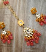 Pink pearl necklace sets