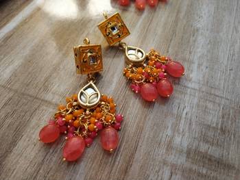 Pink pearl necklace sets 3
