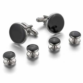 Silver cufflink 1