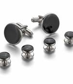 Silver cufflink