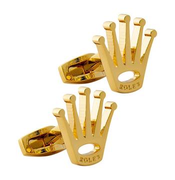 Gold cufflink 1