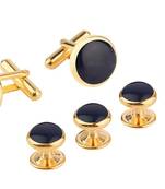 Gold cufflink