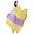 Yellow Purple Bandhej Cotton Hand Work Dupatta