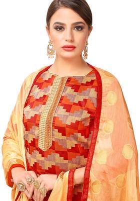 Multicolor Woven  Art Silk Salwar 2