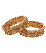 Gold Cubic Zirconia Bangles