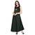 Green hand embroidery taffeta salwar