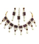 Maroon jewellery