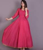 Pink anarkali  dress
