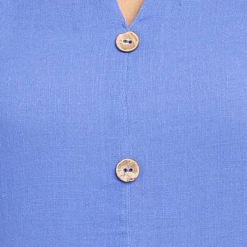 Purple plain cotton cotton-kurtis 5
