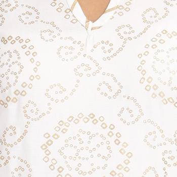 White printed cotton cotton-kurtis 5