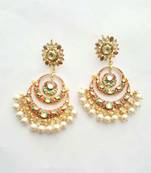 Gulabo Chandbali (Red) Earrings