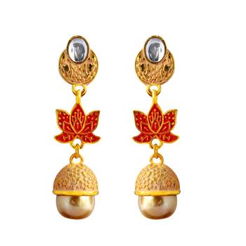 Multicolor Pearl Earrings 1