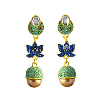 Multicolor Pearl Earrings 1