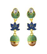 Multicolor Pearl Earrings