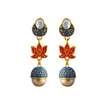 Multicolor Pearl Earrings 1