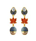 Multicolor Pearl Earrings