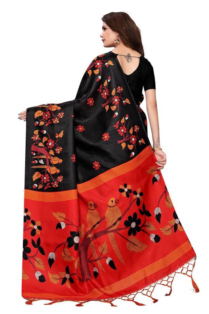khadi saree with blouse