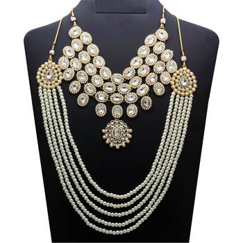 White Necklace Sets 1