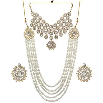 White Necklace Sets 3