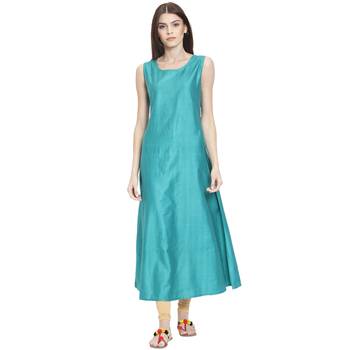 White printed polyester kurti 5